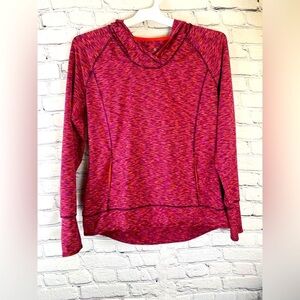 Tangerine Athletic Hoodie w/ Thumb Holes size XL